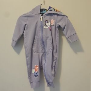 Nike Kids Lavender One Piece with Patches